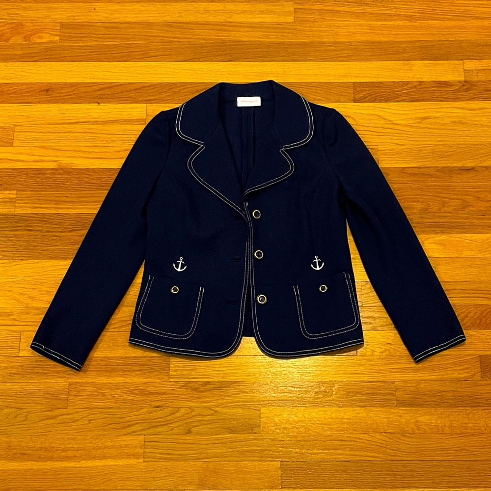 Vintage navy sailor blazer